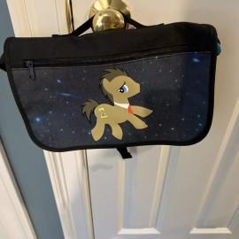 Hasbro My Little Pony Dr. Whooves Messenger Bag Hot Topic Exclusive Rare