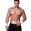 Boland Stripper Set for Men - White Collar with Bow