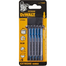 DeWalt DT2054QZ Jigsaw Blades for Metal T-Shank HSS T118EOF (Pack of 5)