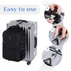 2PCS Add a Bag Luggage Strap Jacket Gripper, Adjustable Suitcase