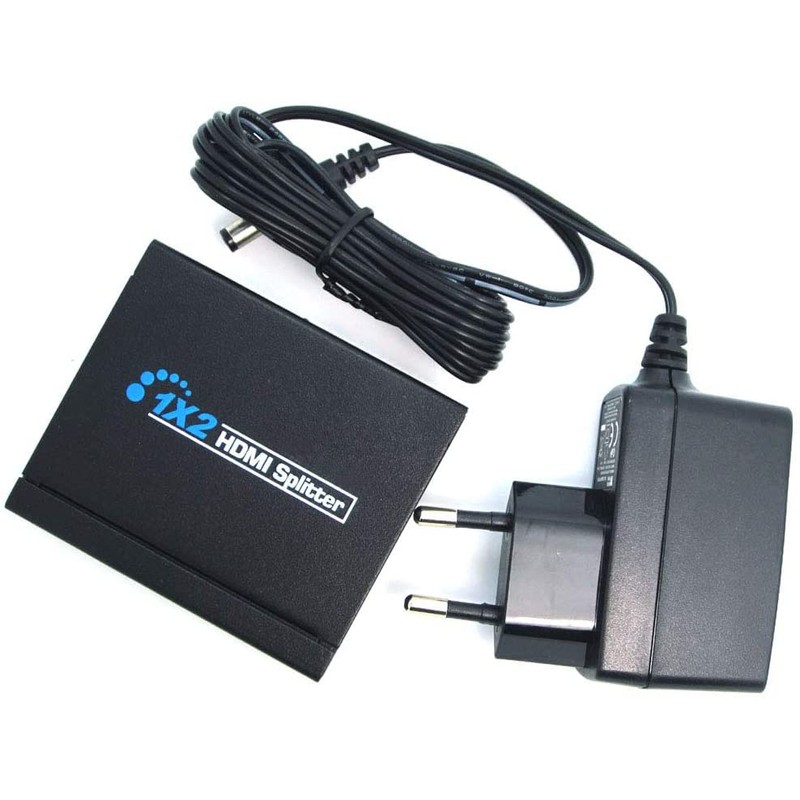 WINGONEER 1x2 HDMI Splitter 1 in 2 Out Ports V1.4
