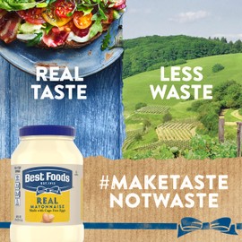 Hellmann's Real Mayonnaise Real Mayo For a Creamy Sandwich Spread or Condiment Gluten Free, Made With 100% Cage-Free Eggs 15 oz