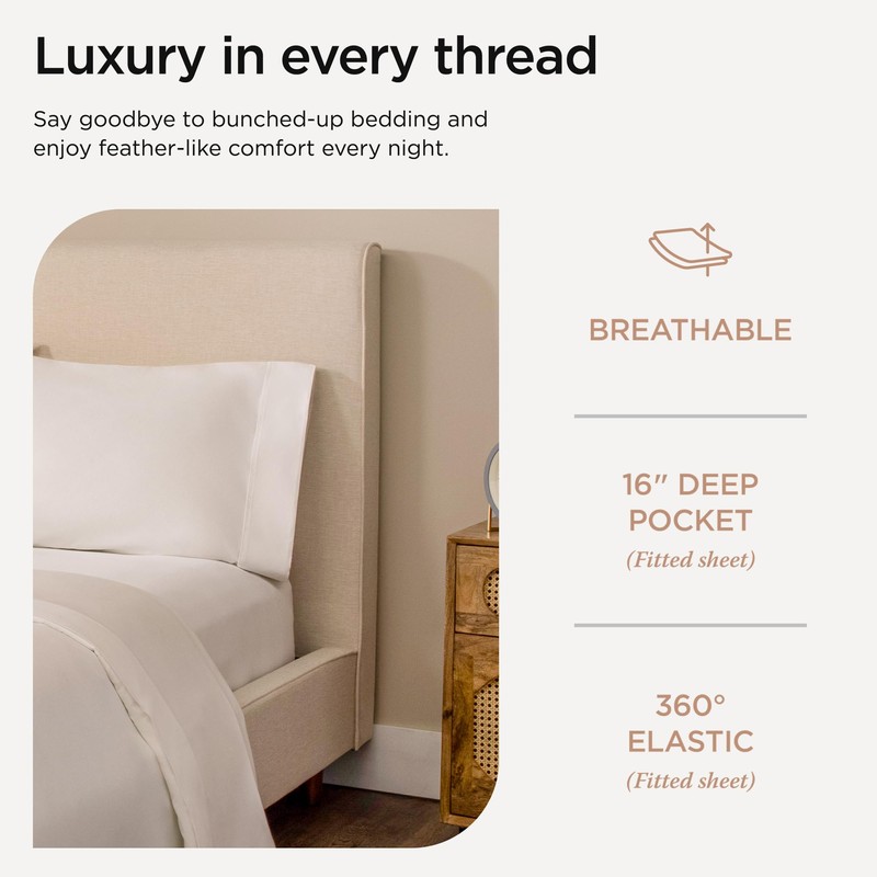 Threadmill Luxury 800 Thread Count California King 100% Cotton Sheets