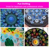 DAFENCHI 40 Shapes Flower Dotting Tools for Mandala Painting, Floral