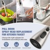 Kitchen Faucet Head Replacement, 3-Function Pull Down Spray Head with