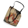 Cute Girl In Korean Hanbok Tote Bag