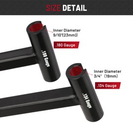 Hinge Adjustment Tool, Double Head Long Handle Hinge Bender, Heavy Duty Hinges Wrench for .180 Gauge and .134 Gauge Commercial Door