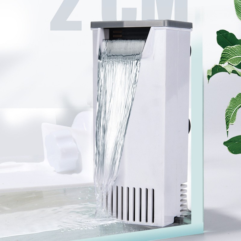 Turtle Tank Filter Silent Operation Fish Tank Low Level Waterfall