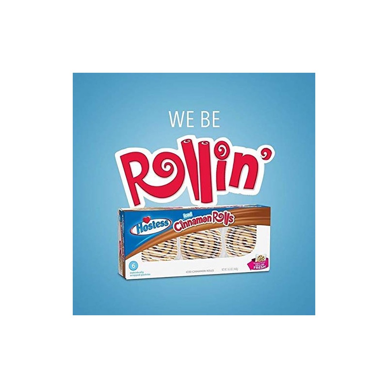 Hostess Danish Snack Cakes (Iced Cinnamon Rolls)