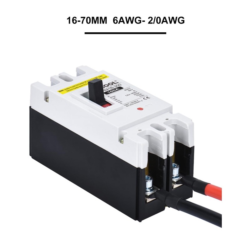 DIHOOL Main 160 Amp DC Circuit Breaker, 500V Battery Disconnect