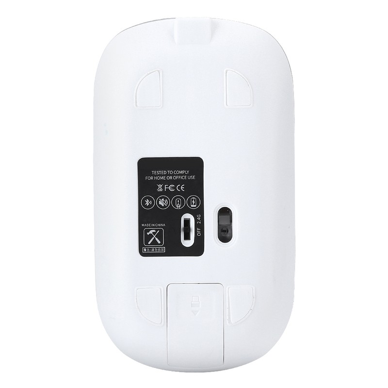HXSJ Wireless Mouse DualMode Rechargeable for Bluetooth 5.1 Office Game