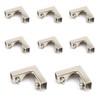 Mnixy 5Y4B Retaining Clamp, Acrylic, Silver
