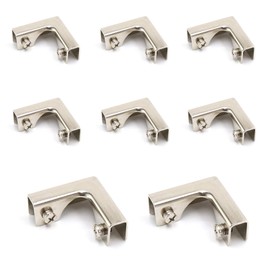 Mnixy 5Y4B Retaining Clamp, Acrylic, Silver
