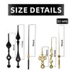 LEEQ Set of 12 Style Hands for Wall Clock -