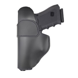 IWB Holster Concealed Carry Inside Waistband Full Size Fit S&W M&P Shield, Glock 17 19 22 23, P226/P229/P250, Springfield XD/XDS/XDM (Black B)