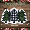 Shemilly Christmas Bathroom Rugs,Christmas Tree Soft Absorbent Bath Rug Non