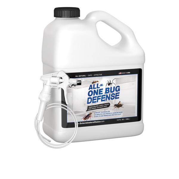 Exterminators Choice All N One Bug Defense | 1 Gallon | Non-Toxic Insect Repellent | Quick and Easy Pest Control to Keep Bugs Away