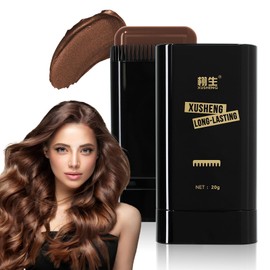 MLSMILE Hair Color Comb,Safe Convenient Waterproof and Sweat-Proof Comb Hair Dye Cream,Coffee Portable Hair Colouring,2-in-1 Color Correction Stick with Comb to Cover Gray and White Hair