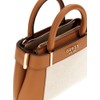 GUESS Andela Mini Satchel Bag Natural/Cognac, Natural / cognac, Unit