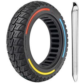 10X2.125 Inch Solid Tires for Electric Scooter, 50/75-6.1 Replacement Wheel, 10X2.125 Rubber Tyre for Gotrax G4/XR/VR& Turboant X7 MAX/Pro/M10& F25& Xiaomi M365/Pro/Pro 2/1S-3 color (1PCS)