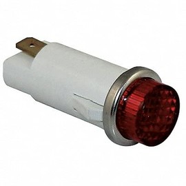 Raised Indicator Light, Red, 120V