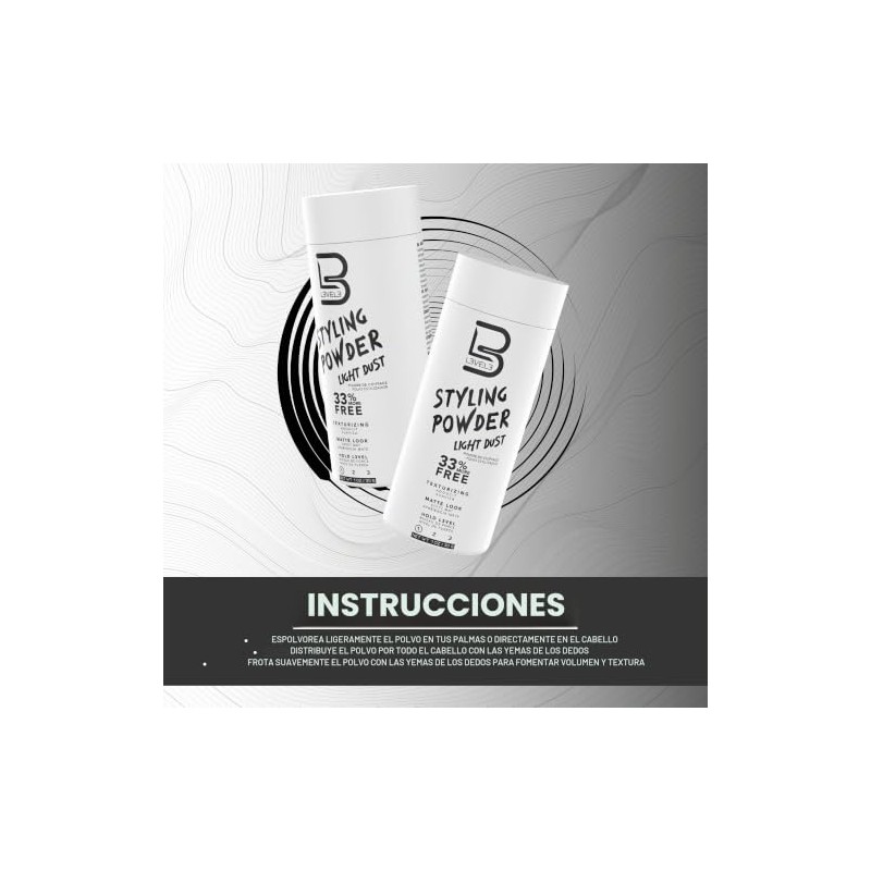 L3 Nivel 3 Polvo de Peinado de Sujecin Ligera -