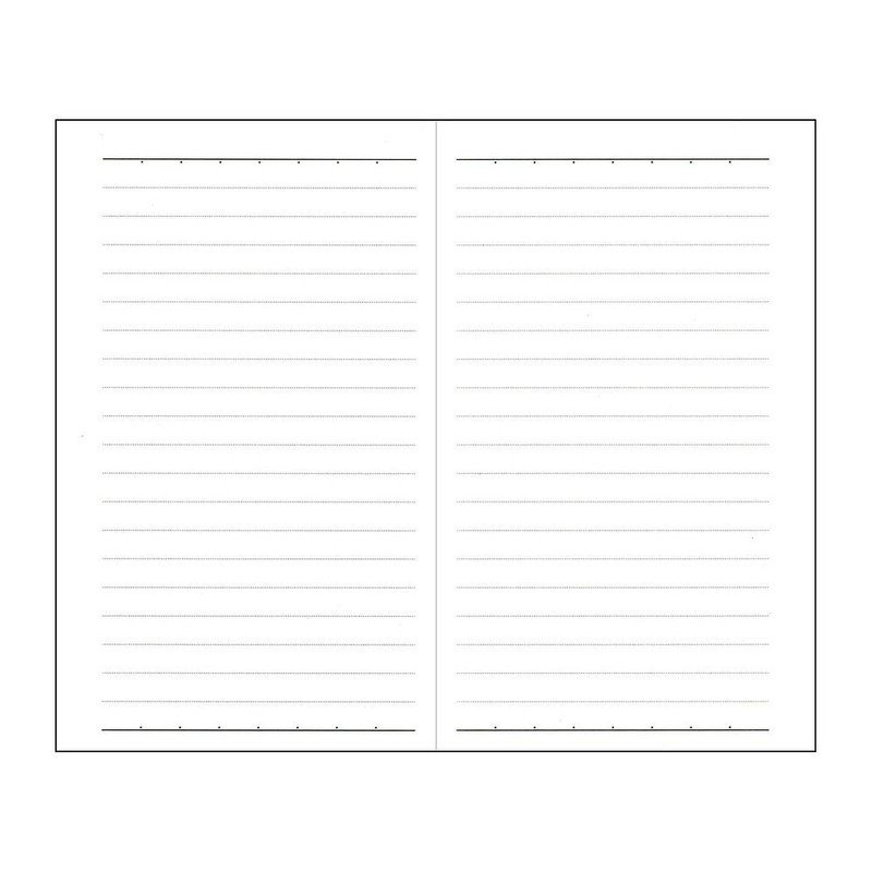 daigo- Thin Notebook poketta- Small Black A1220 [Bulk Set of