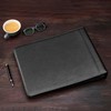GALLAWAY LEATHER 7 Ring Checkbook Binder for Business Checks, PU