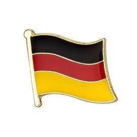 German Deutschland Germany Country Flag Lapel Pin Badge by Panda Loco