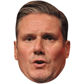 Keir Starmer (Talk) Celebrity Mask, Flat Card Face, Fancy Dress Mask