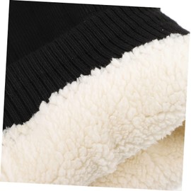 Healeved 360degree Household Kidney Belt for Daily Use Warmth and Support Winter Waist Protector for Men and Women Lamb Fleece Material Easy to Wear Black