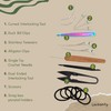 Locsanity Dreadlock Retightening and Interlocking Tool Kit for Sisterlocks, Microlocks,