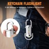 Ciwuzxs Keychain Flashlights Rechargeable, 800 Lumens EDC Mini Flashlights, COB