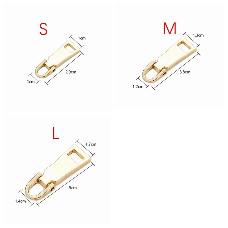 Zipper Pull Replacement, Slider Pull Tab for Luggage, Backpack, Jacket,