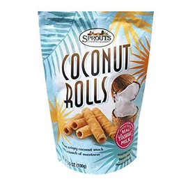 Sprouts Crispy Sweet Coconut Rolls 3.5oz (6 Pack)