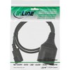 InLine 16659M mains adapter cable, IEC C14 to earthing contact