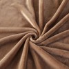 TASTHROW Light Coffee Cuddly Blanket, Fluffy Blanket, Fleece Blanket, 130