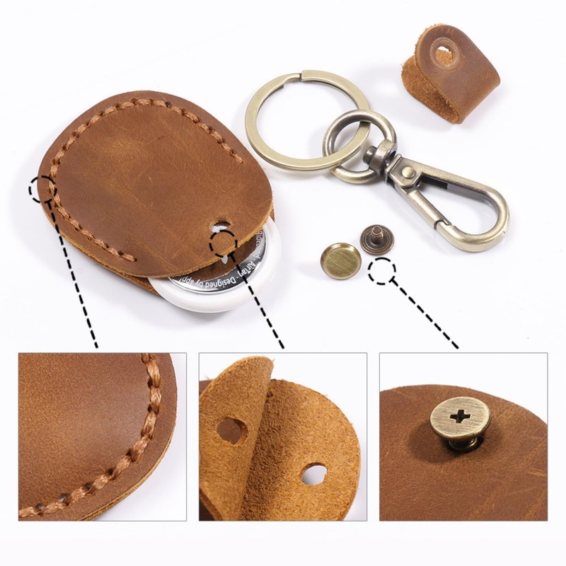 Kaaipee Genuine Leather Key Chain Can Store Coin Coin Stylish