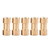 5 Piece Motor Copper Shaft Coupling Connector Sleeve Transfer Joint