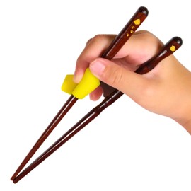 FlaColle Genius Jr. (You Can Experience the Correct Way to Hold Chopsticks) Orthopedic Chopsticks, Right Handed, 6.5 inches (16.5 cm), Chopsticks Practice, Toddlers and Children, 5 - 6 Years, Height