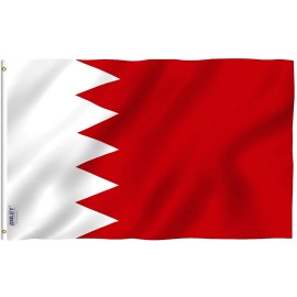 Anley Fly Breeze 3x5 Feet Bahrain Flag - Kingdom of Bahrain Flags Polyester