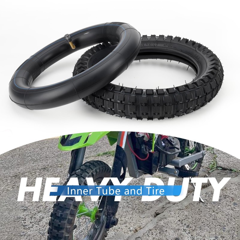 12.5x2.75 (12-1/2x2.75) Tire and Inner Tube Set for Razor Dirt