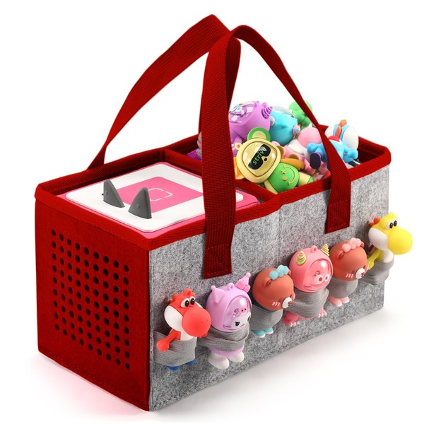 PISOSN Carrying Case for Toniebox Starter Set and Tonies Figurines,