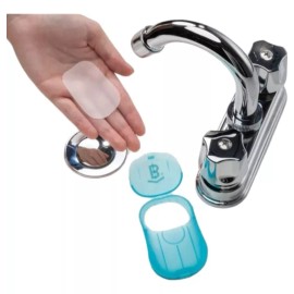 Betterware Jabón De Viaje Láminas Papel Manos Estuche Portátil Bolsillo