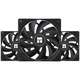 Thermalright TL-C12C X3 CPU Fan 120mm Case Cooler Fan, 4pin PWM Silent Computer Fan with S-FDB Bearing Included, up to 1550RPM（3 Quantities）