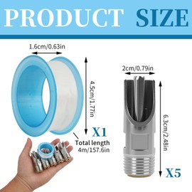 3 Pcs Pig Nipple Waterer for Barrel Kit Stainless Steel Pig Drinker Feeder with Brass Water Tank Connector Kit Automatic Pig Waterer System for Hog Goat Sows Piglets with 4M Tape (3 Pig Drinker)