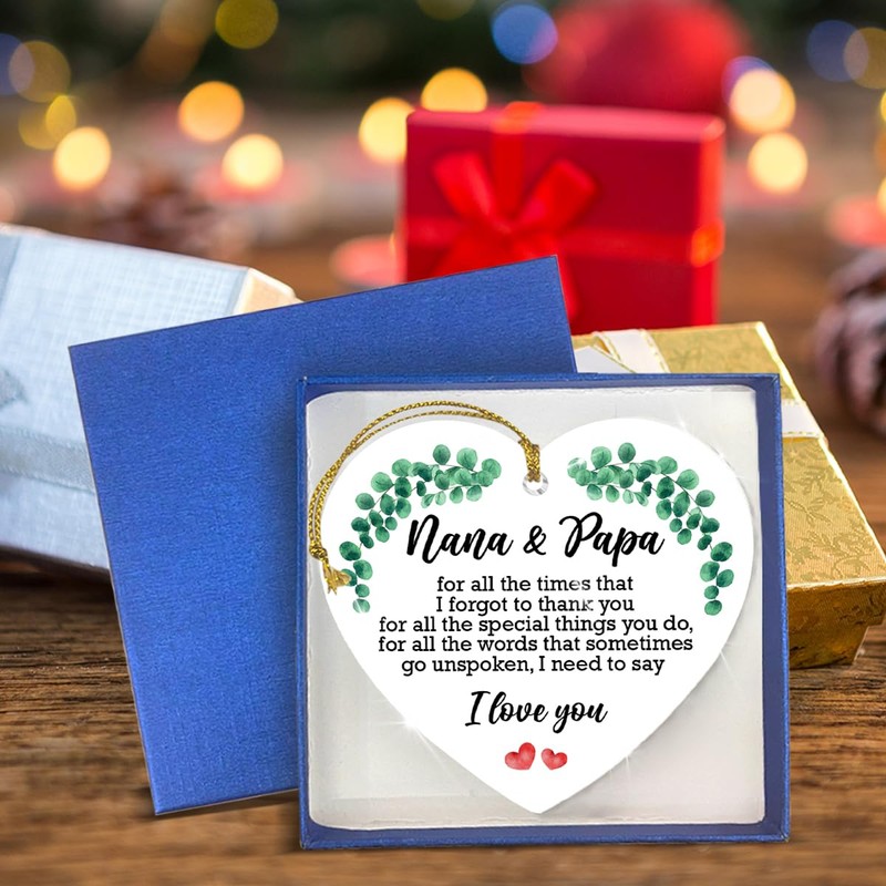 Best Nana and Papa Gifts - Acrylic Ornament Keepsake
