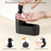 Shinowa Dish Soap Dispenser with Sponge Holder, Refillable Kitchen Dish