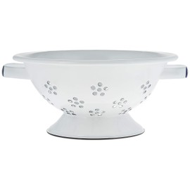 Nodahoro (野田琺瑯) Colander Enamel Heat Resistant Water Draining Strainer Bowl Made in Japan White CD-23W