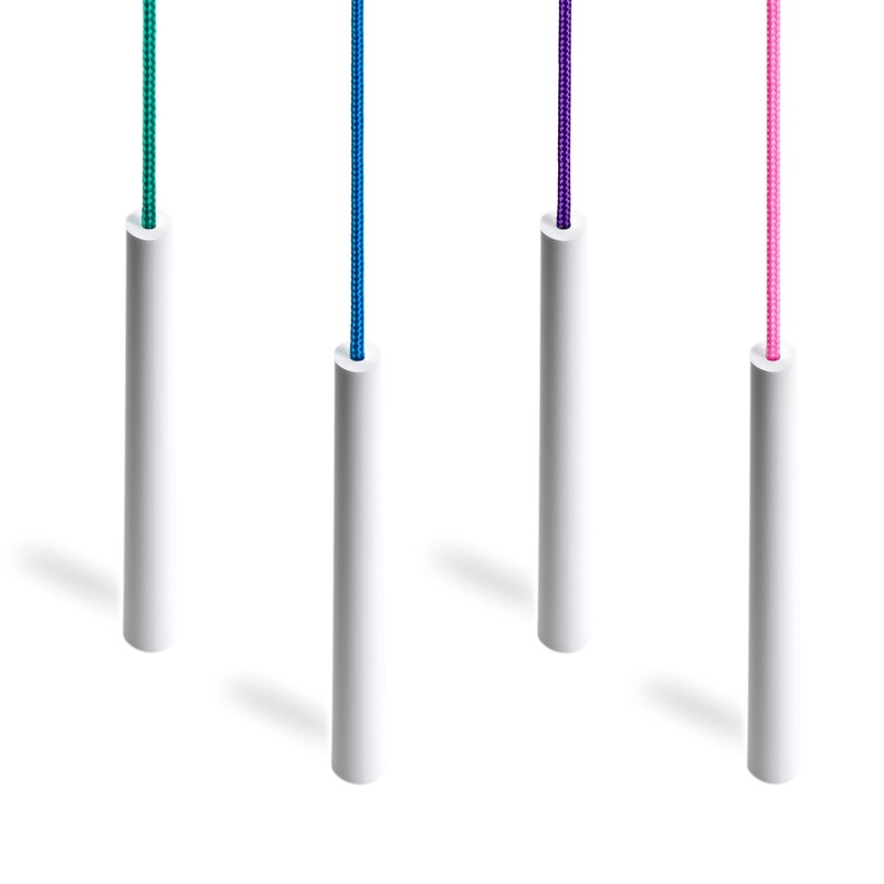 sleeklight Bathroom Light Pull Cord, String and Handle, Subtle Ice